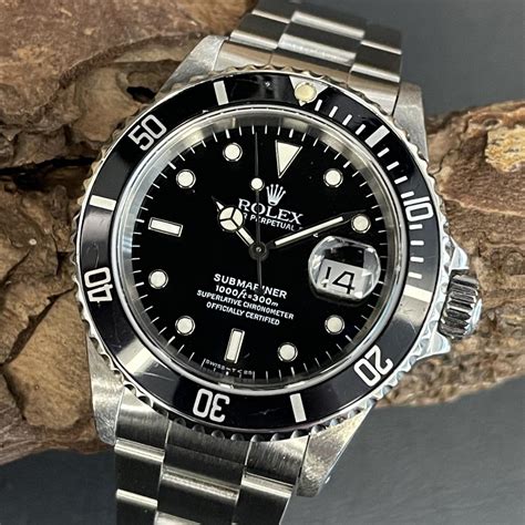 rolex professional submariner date 16610|rolex submariner model 16610 price.